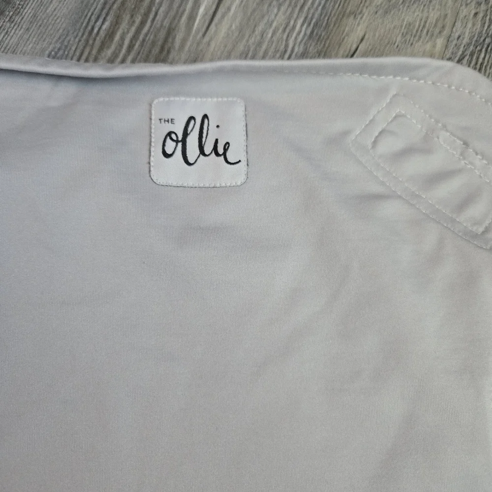 The Ollie Light Gray Swaddle Blanket